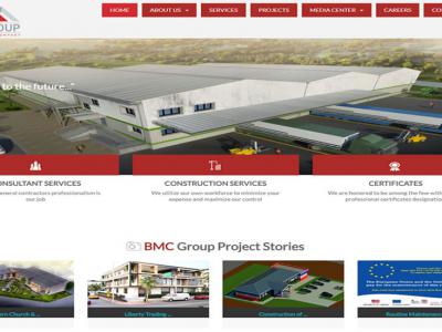 BMC Group Construction Company Website