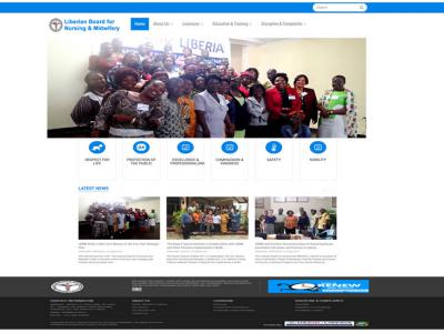 Liberian Board for Nursing & Midwifery Website